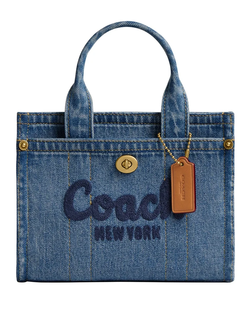 Mini Cargo Denim Tote Bag