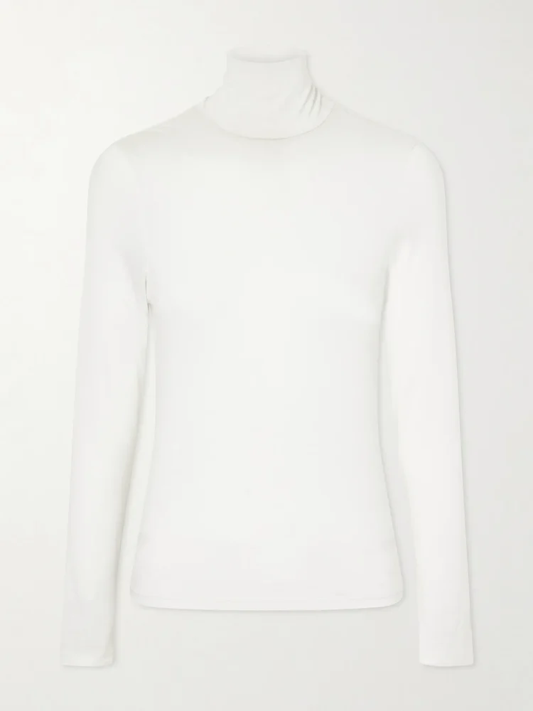 Keria Stretch-Jersey Turtleneck Top