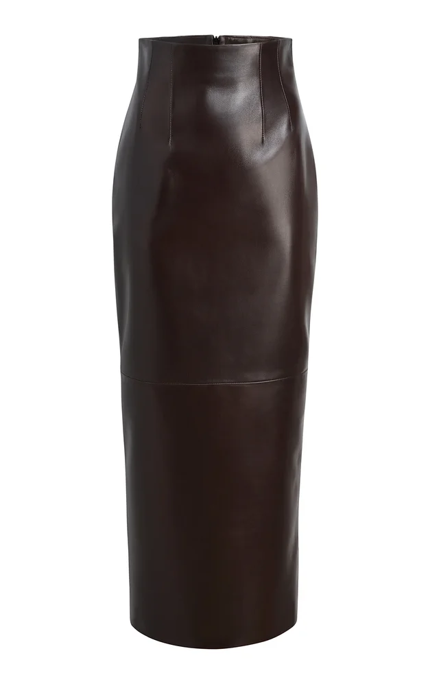 Loxley Leather Maxi Skirt