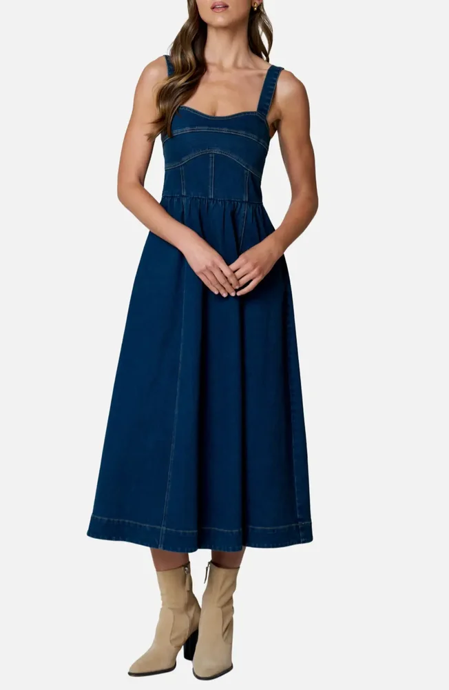 Denim Midi Dress