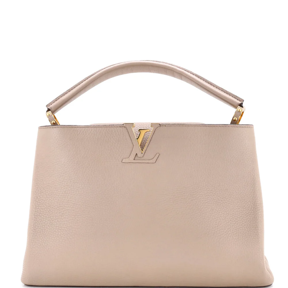 Louis Vuitton Capucines Bag Leather MM