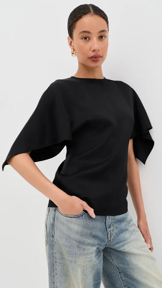 Handkerchief Satin Top