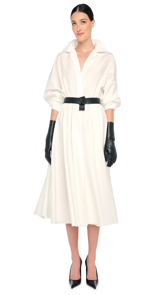 OVERSIZED NK FLARED DRESS