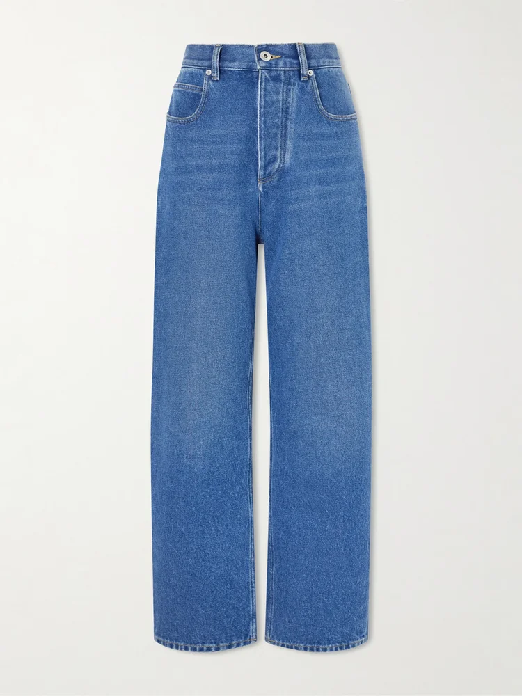 Atlantic high-rise straight-leg jeans
