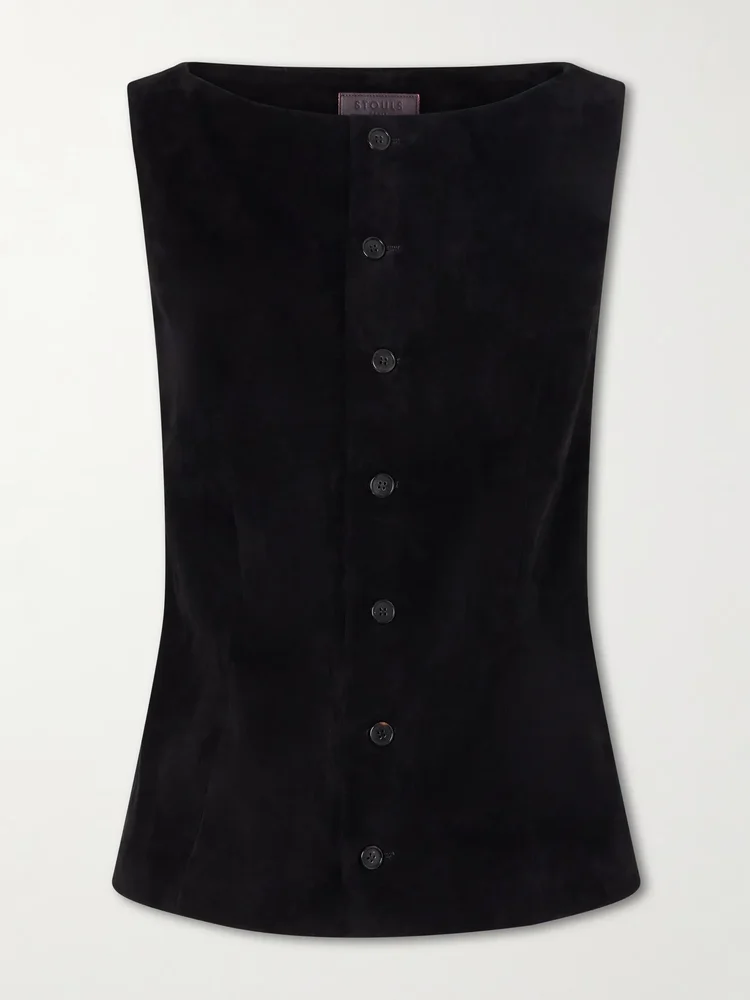 Mae suede vest