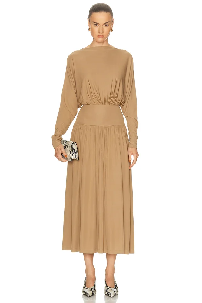 Boatneck Jersey Dress