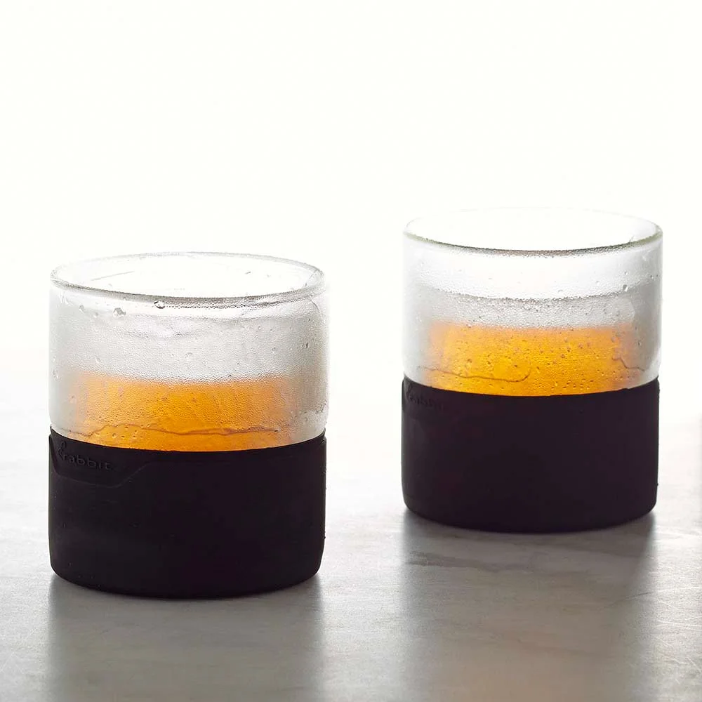 Freezable Whiskey Glasses, Set of 2