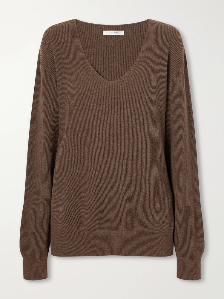 Phef cotton and cashmere-blend sweater