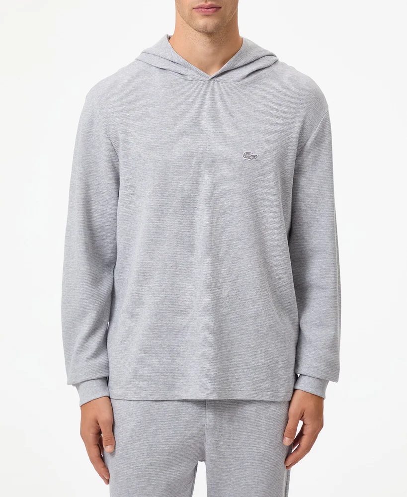 Men's Waffle-Knit Thermal Hoodie
