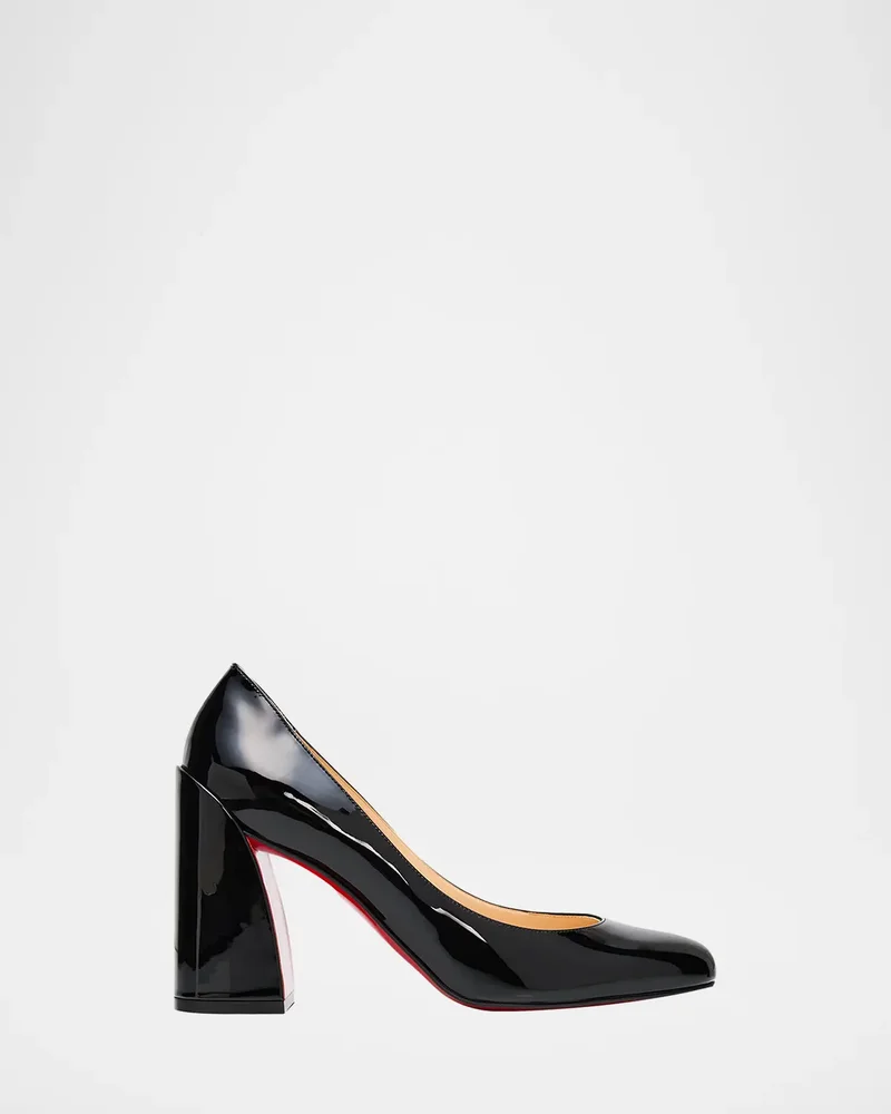 85mm Miss Jane Patent Leather Pumps