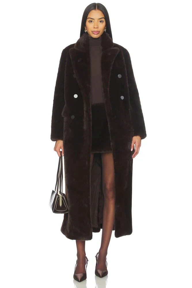 Yvonne Faux Fur Coat