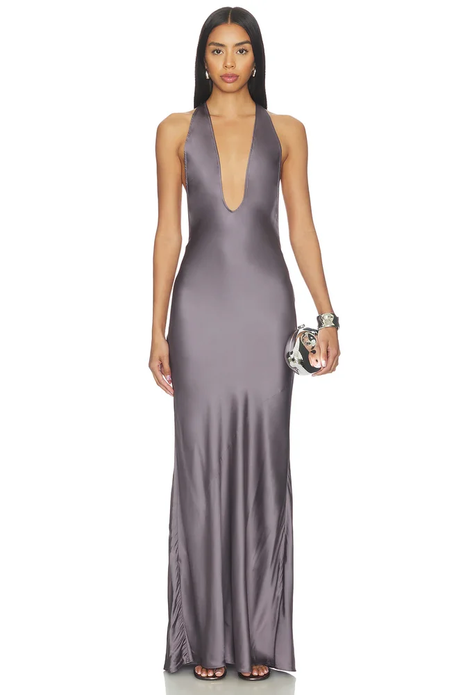 Pushpa Gown in Grey