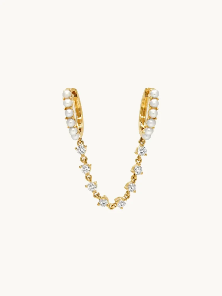Pearl Interlude Earring
