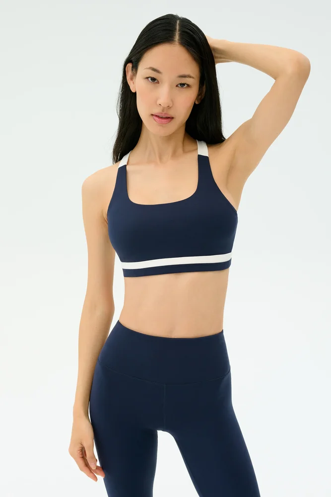 Miles Rigor Bra - Indigo/White