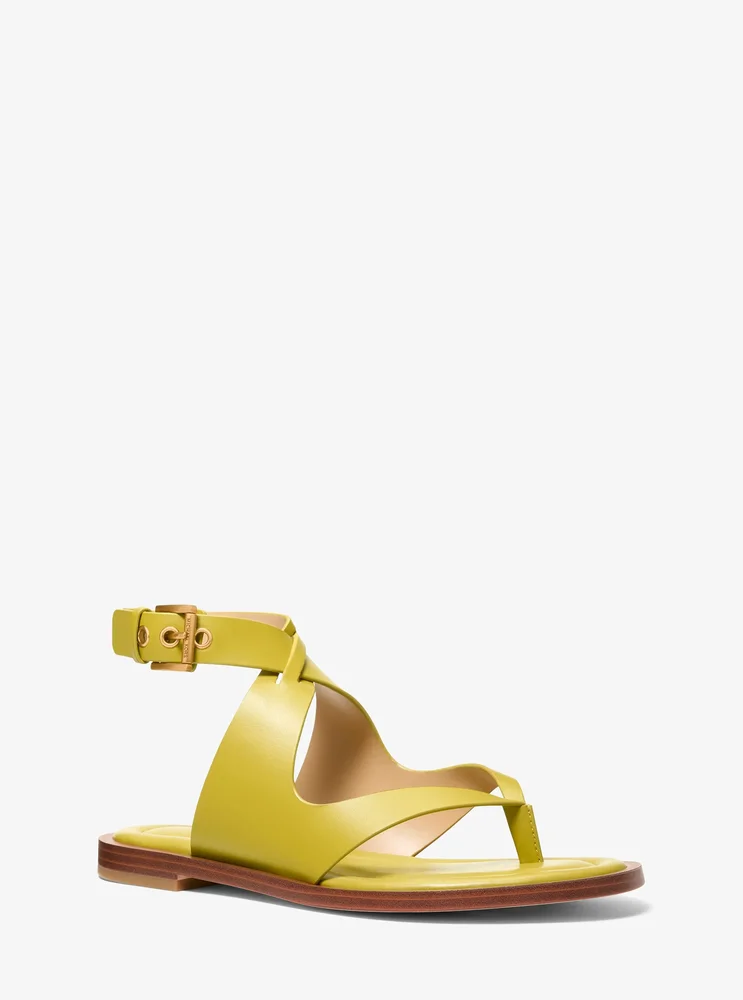 Irene Leather Wrap Sandal