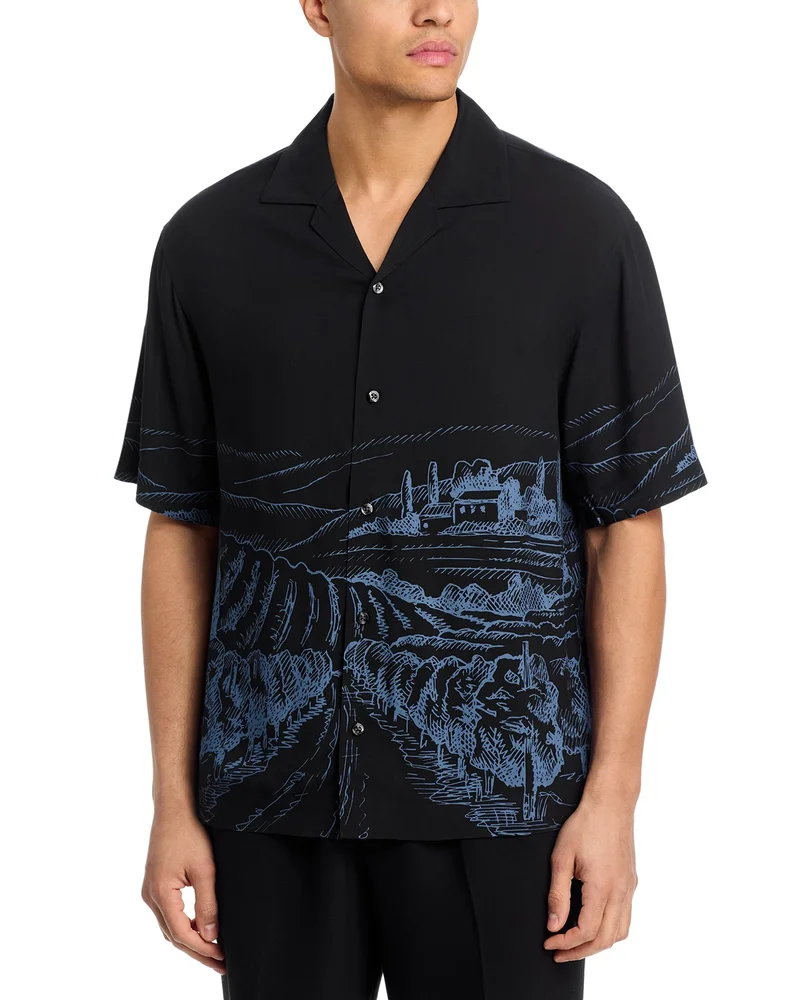 Espino Landscape Graphic Short Sleeve Shirt