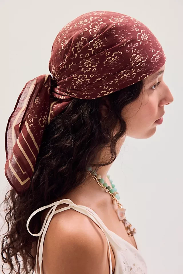 Free People Everyday Washed Tile Bandana
