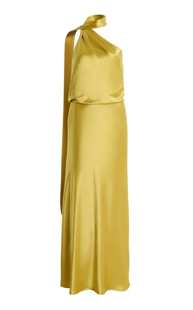 Estelle Satin Maxi Dress