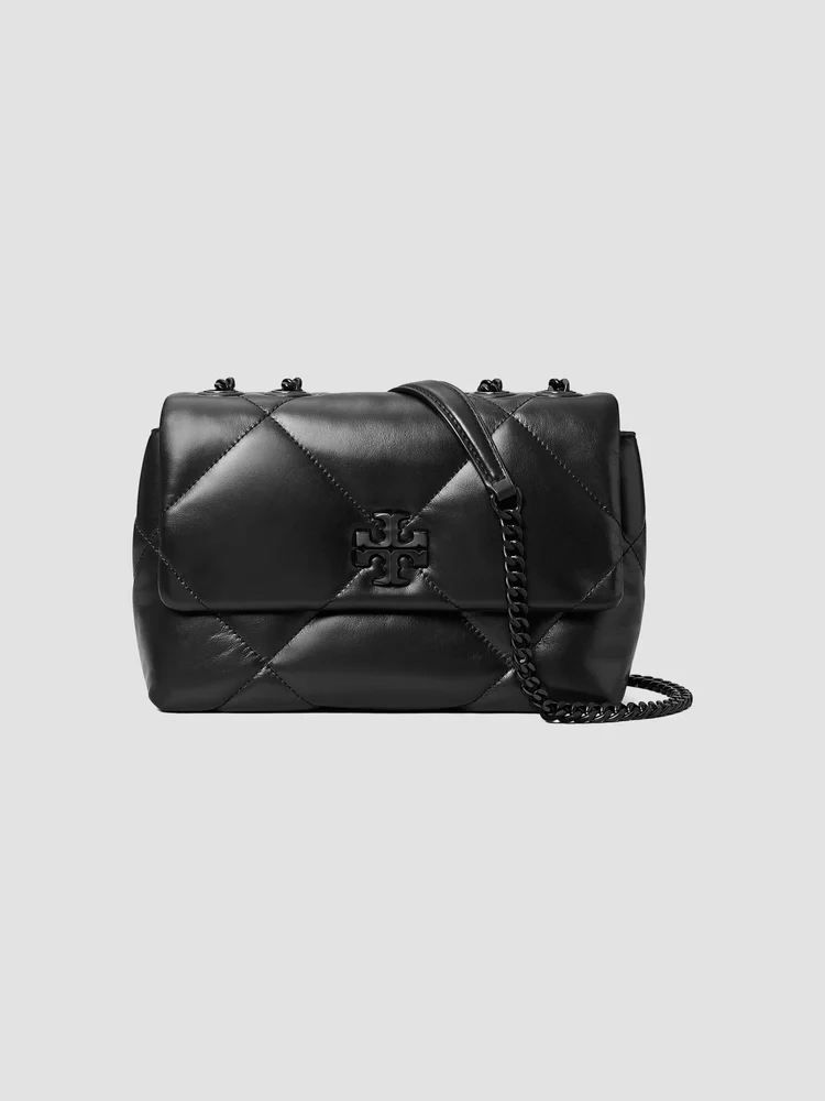 Small Kira Diamond-Quilted Leather Crossbody Bag