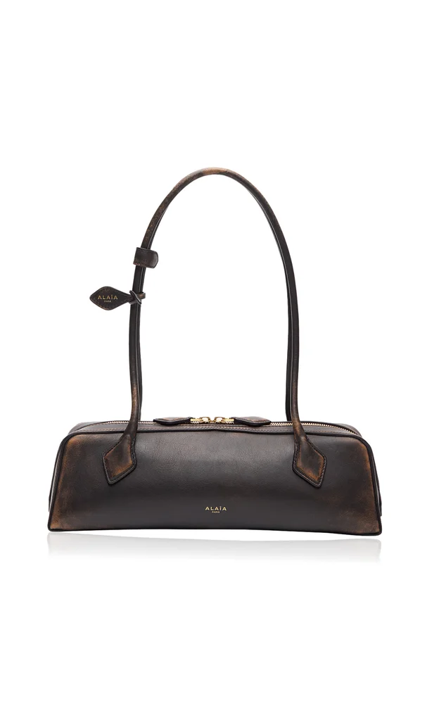 Le Teckel Medium Leather Shoulder Bag