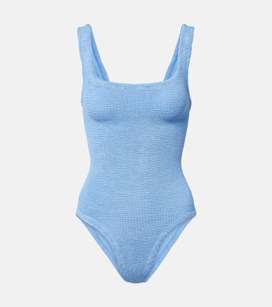 Coverage Square Neck swimsuit