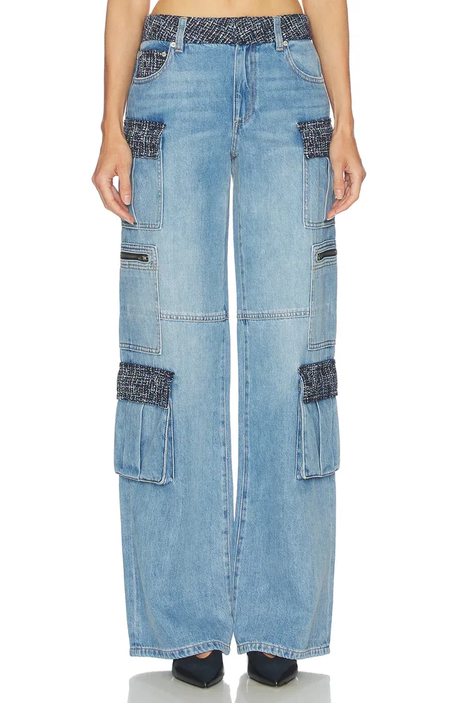 Cay Baggy Denim Cargo