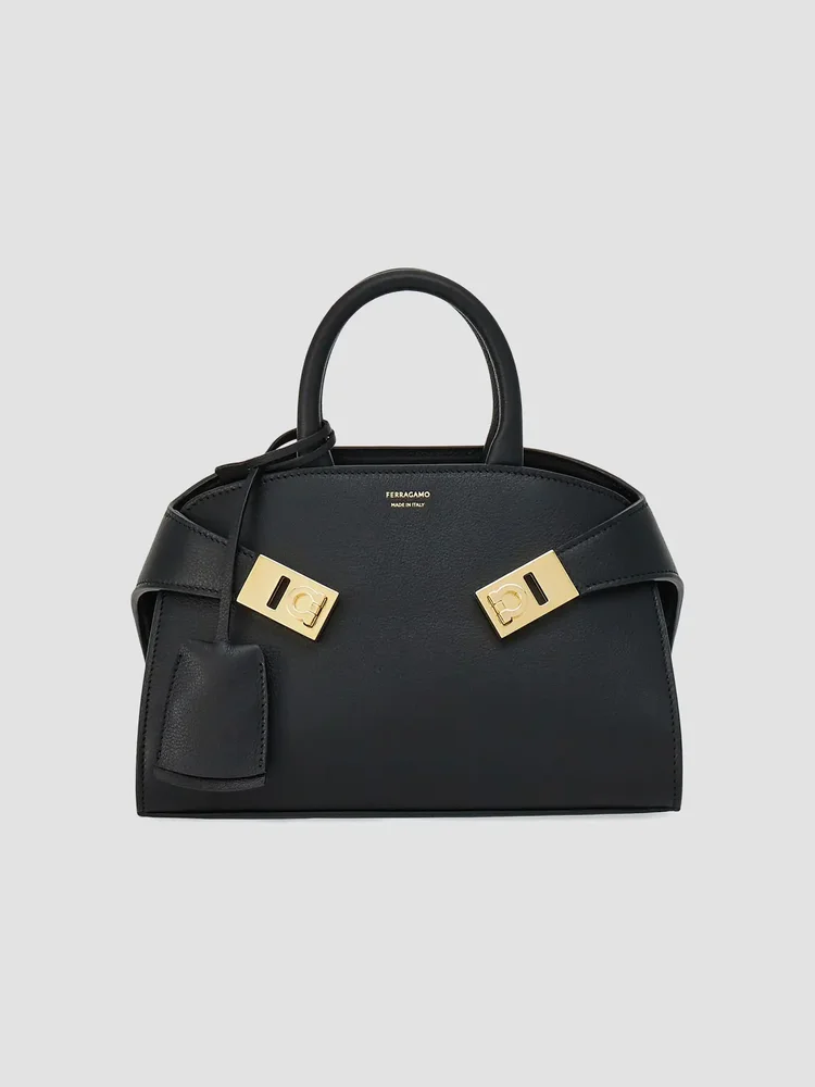 Mini Hug Leather Crossbody Bag