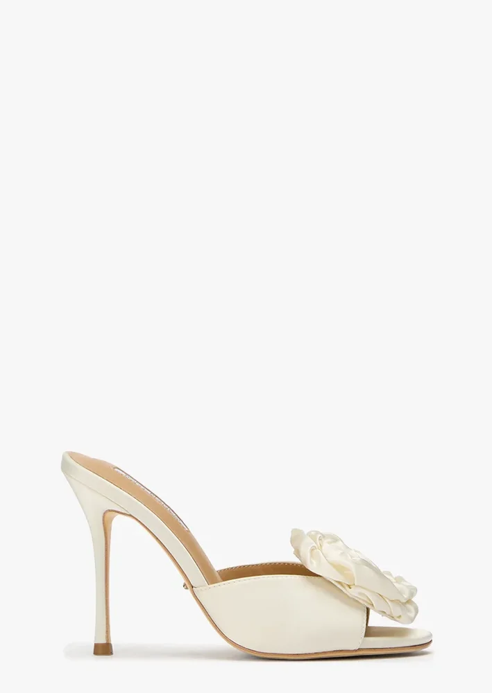 Stassie Ivory Satin