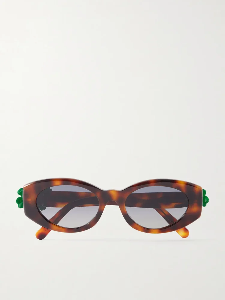Dior Clover B1I round-frame acetate sunglasses