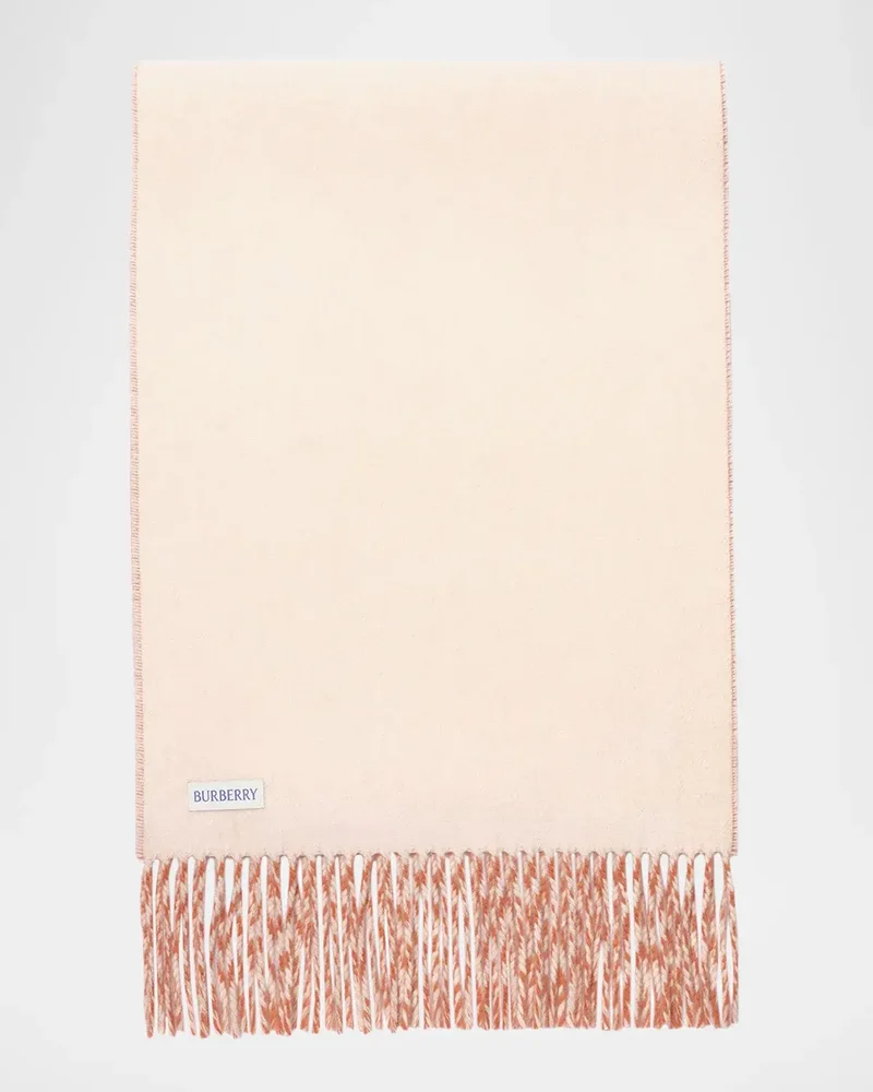 Knight Two-Tone Cashmere Scarf