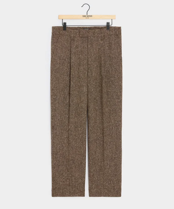 Straight-Leg Wool-Flannel Suit Trousers