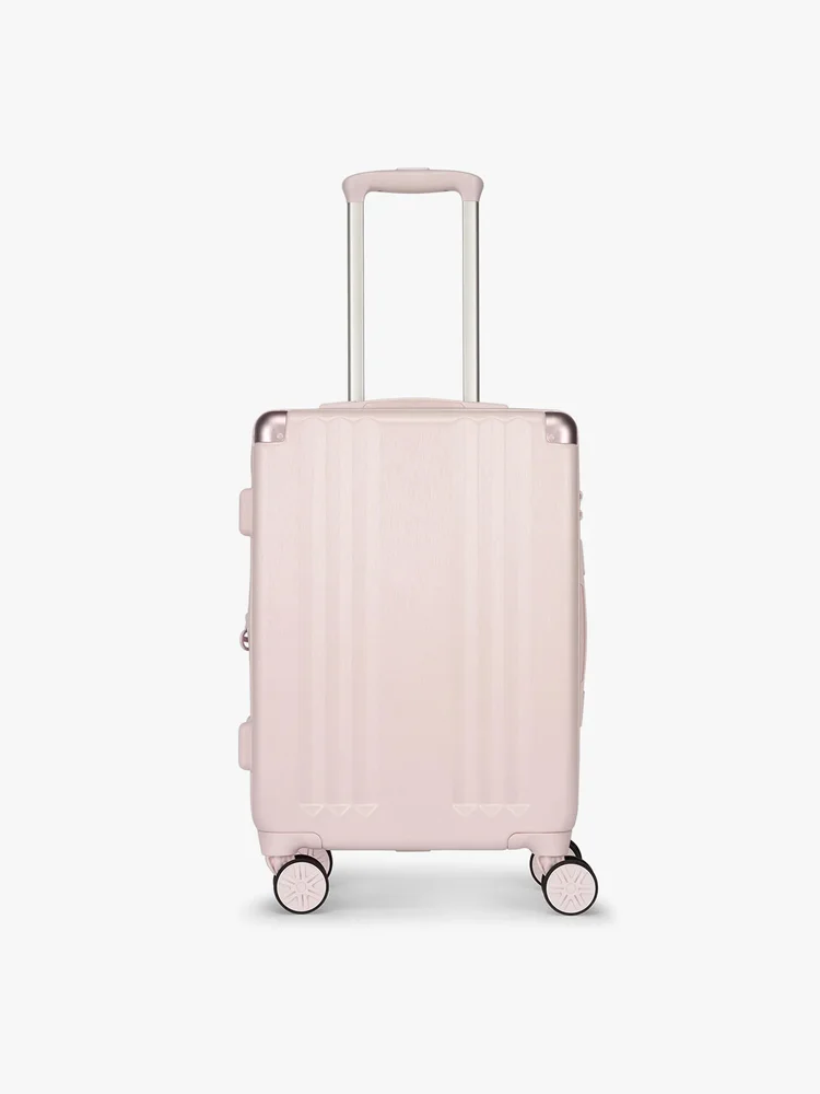 Ambeur Carry-On Luggage- SHELL PINK