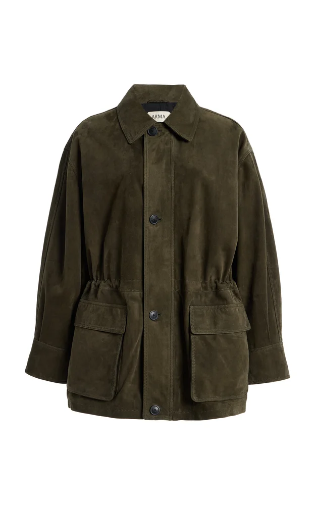 Maeve Relaxed Suede Jacket