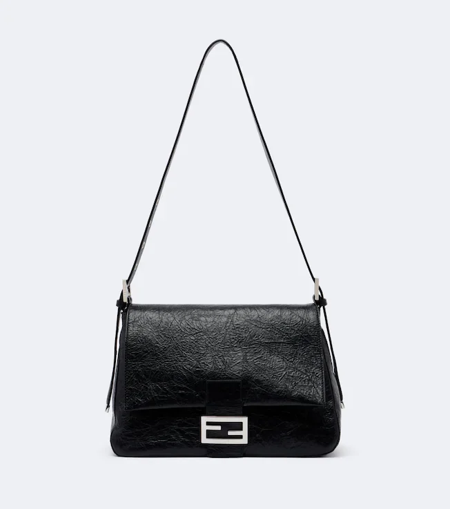 Baguette Flap Medium leather shoulder bag