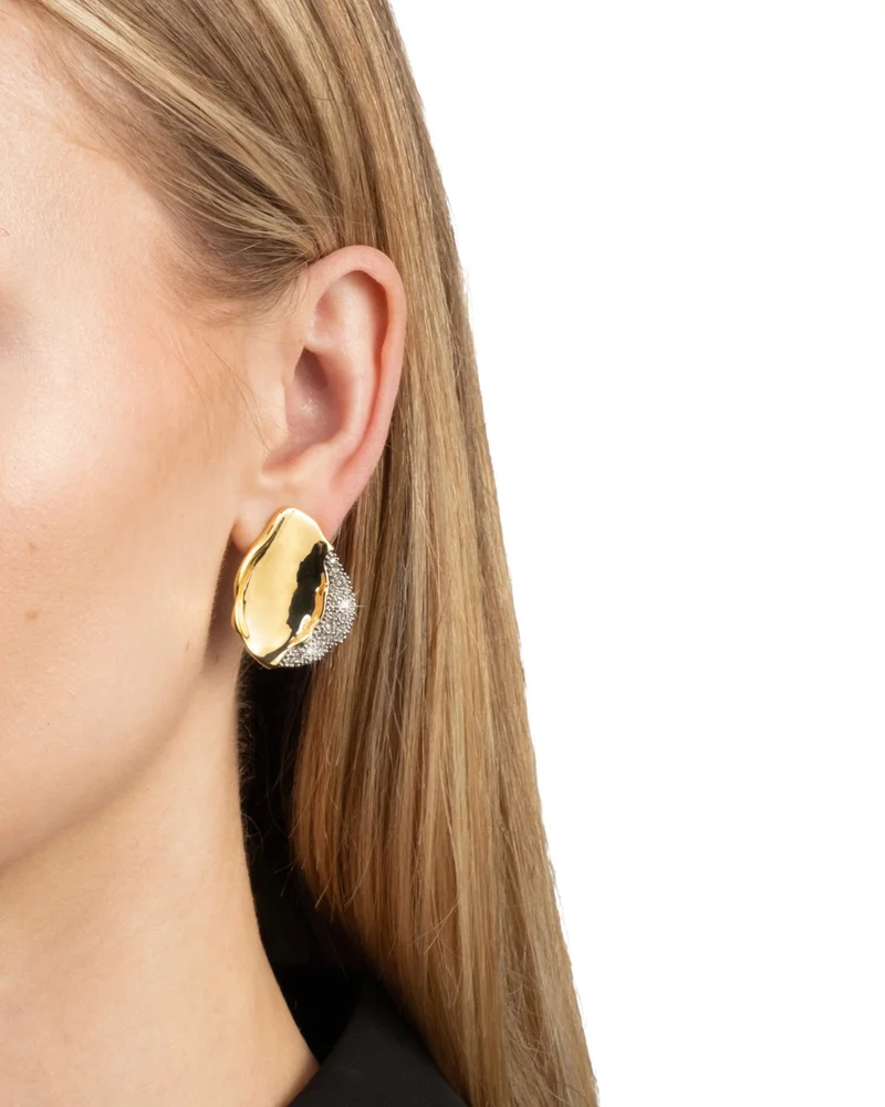 Solanales Crystal Petal Drop Earrings