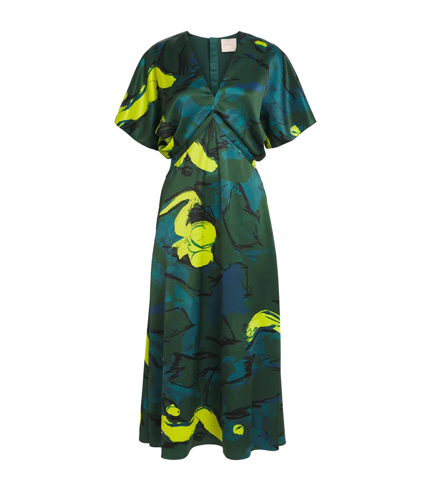 Printed Sadee Midi Dress