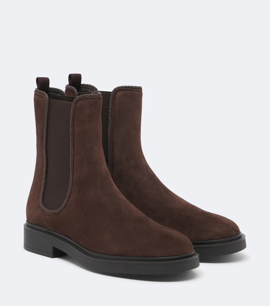 Gaspard suede Chelsea boots