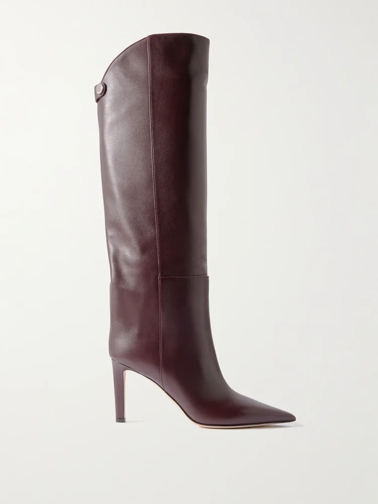 Alizze 85 leather knee boots