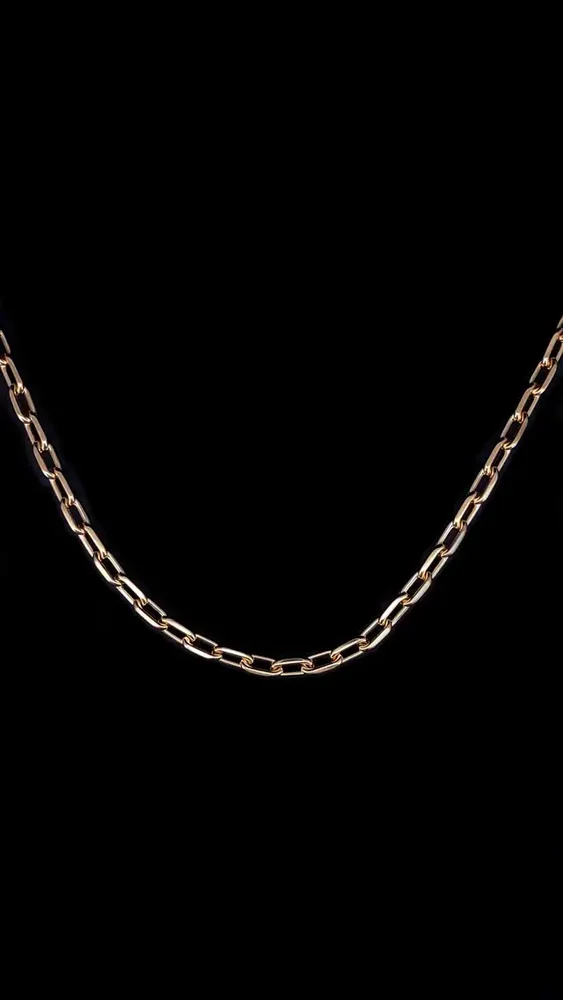Santos de Cartier Gold Necklace 18-inch