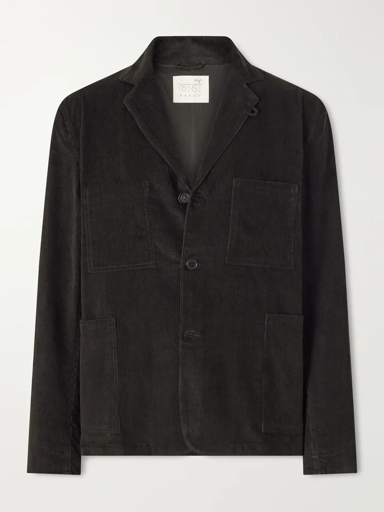 Somesh Cotton-Corduroy Suit Jacket