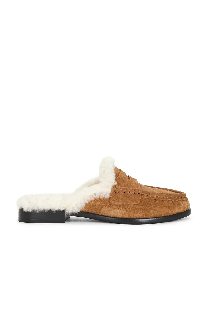 Carter Shearling Mule Loafer