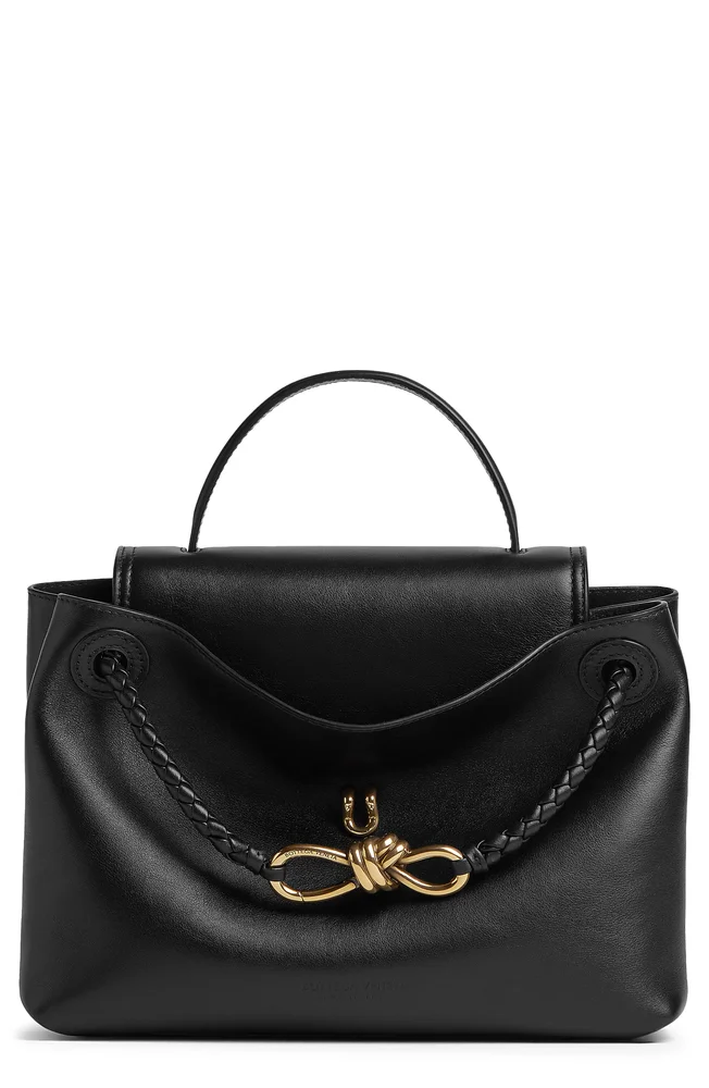 Ciao Ciao Knot Detail Leather Top Handle Bag