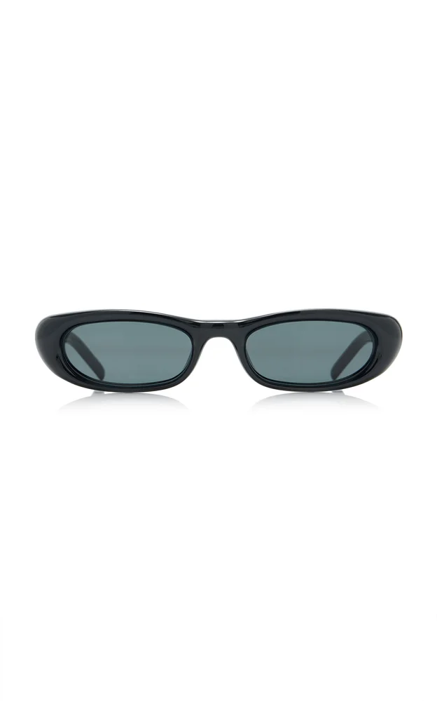 Oval-Framed Bio-Injection Sunglasses
