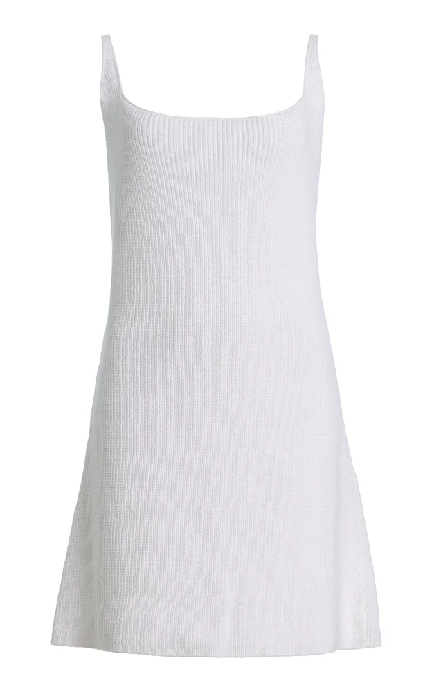 Fiona Knit Cotton-Blend Mini Dress