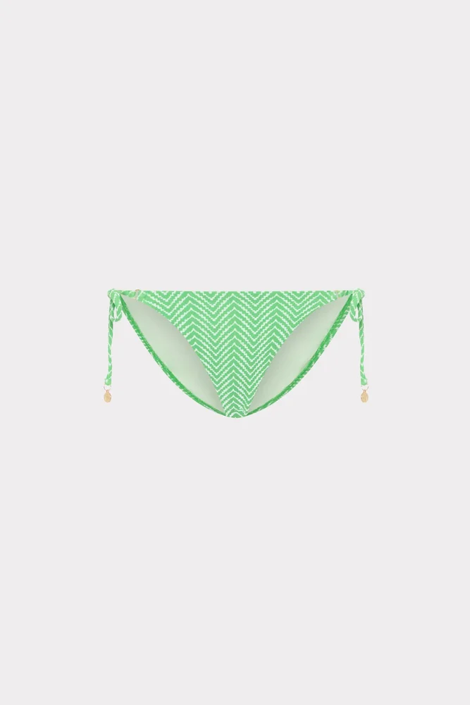 Verde Chevron Bikini Bottom