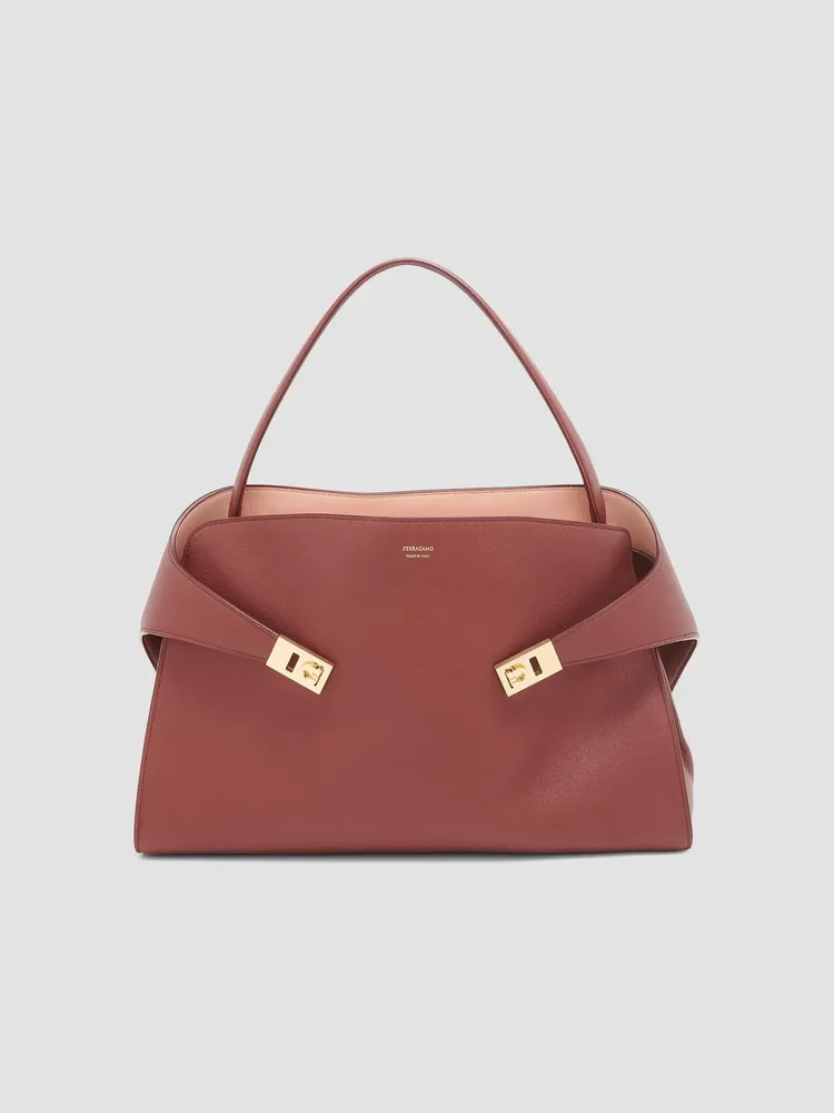 Hug Leather Shoulder Bag