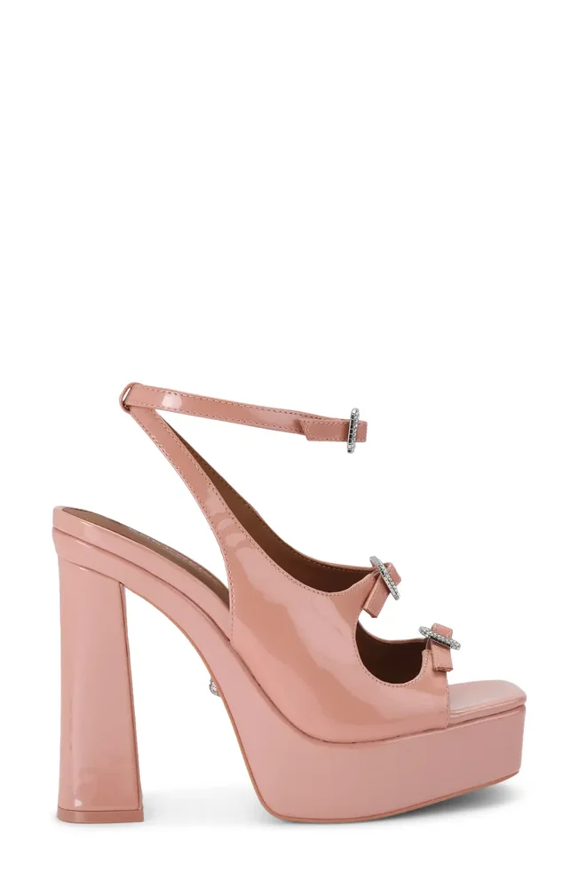 Triple Buckle Platform Sandal