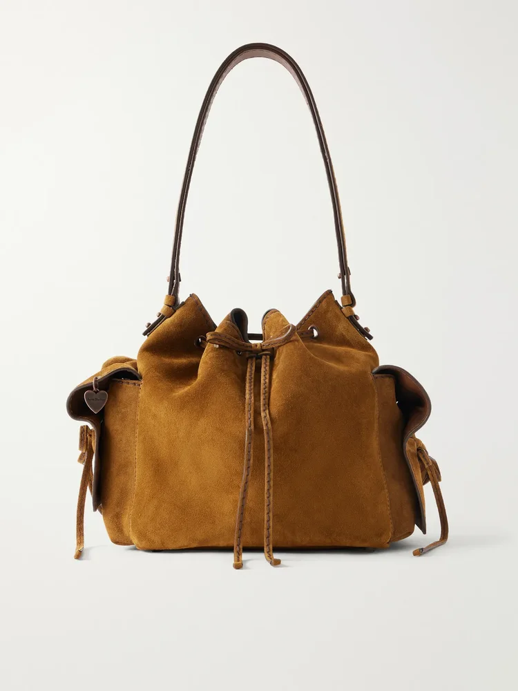 suede shoulder bag