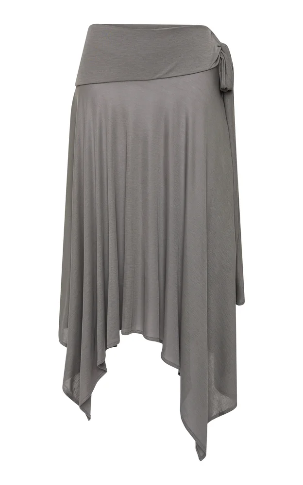 Fine Jersey Tie Scarf Skirt
