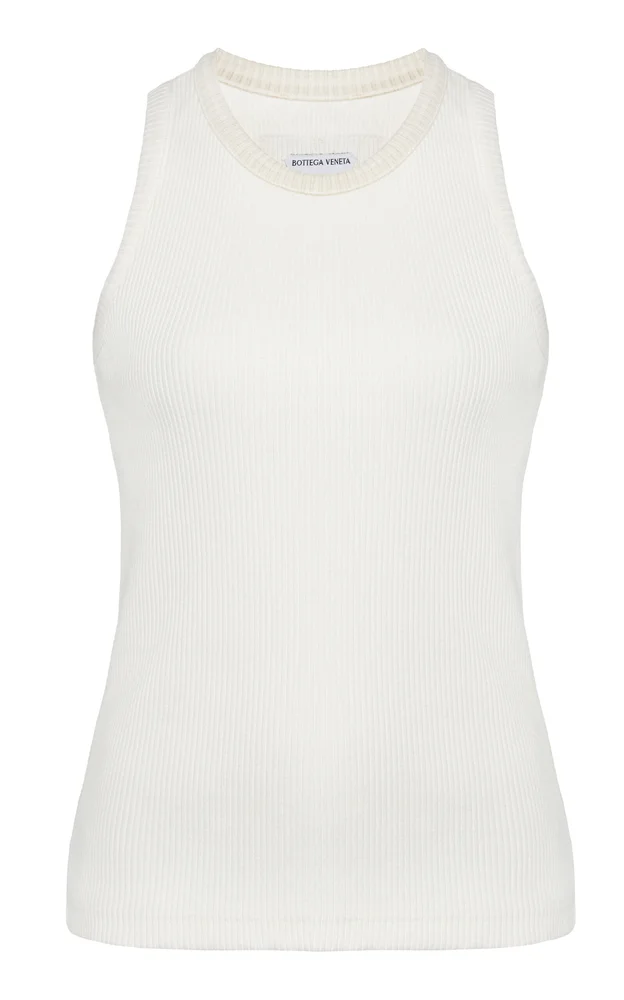 Compact Stretch-Cotton Jersey Tank Top